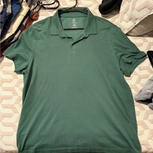 HM Men's Green Polo Shirt